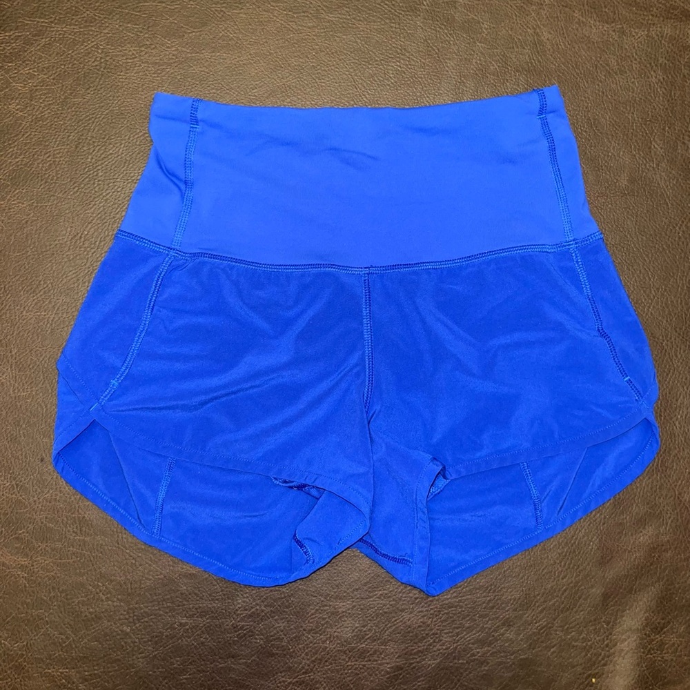 Woman's Lululemon High Rise Speed Up Shorts